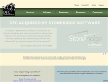 Tablet Screenshot of dfcconsultants.com
